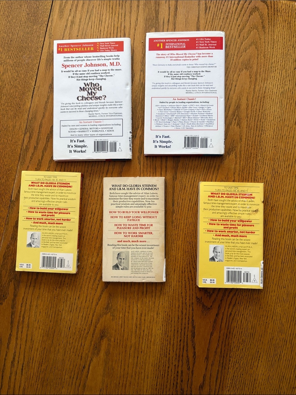 Self Help Book Lot
Who Moved My Cheese?  
How to Gain ControlYour Time&YourLife - Picture 2 of 2